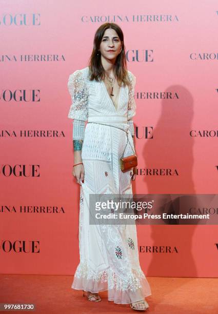Marcela Mansergas attends Vogue 30th Anniversary Party at Casa Velazquez on July 12, 2018 in Madrid, Spain.