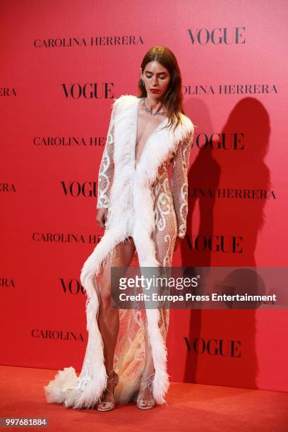 Minerva Portillo attends Vogue 30th Anniversary Party at Casa Velazquez on July 12, 2018 in Madrid, Spain.
