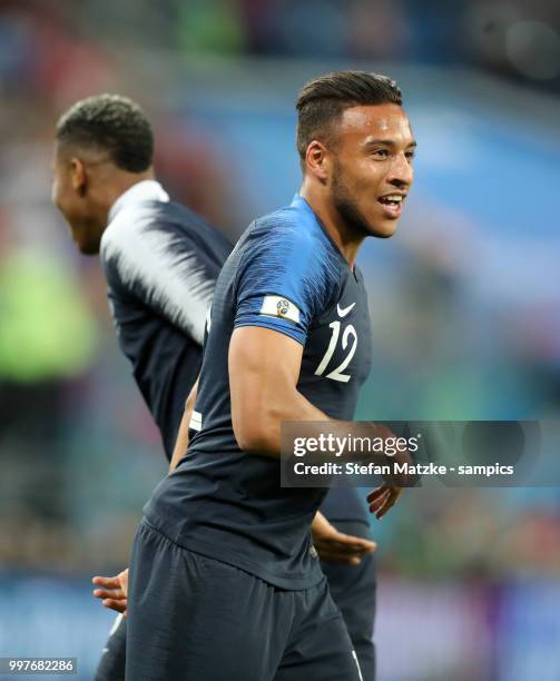 Corentin Tolisso of France during the 2018 FIFA World Cup Russia Semi Final match between Belgium and France at Saint Petersburg Stadium on July 10,...