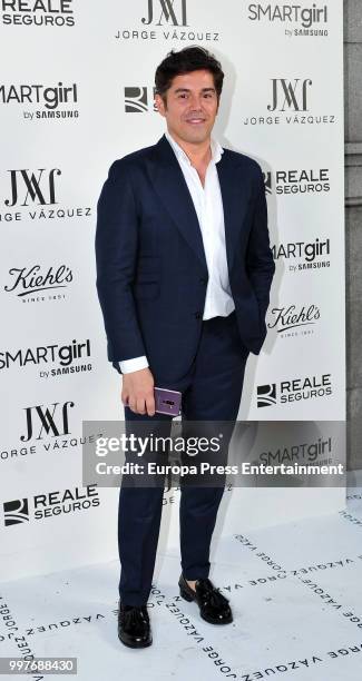 Jorge Vazquez attends the 'Jorge Vazquez afterparty' photocall at Ventura street on July 11, 2018 in Madrid, Spain.