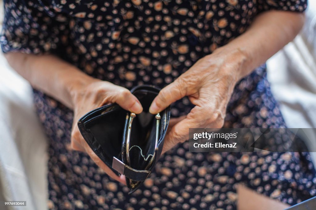 Empty wallet.