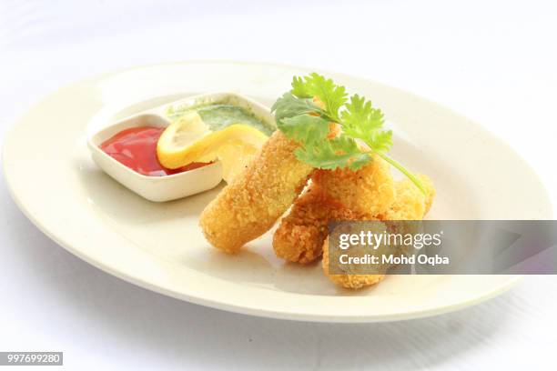deep fried fish finger - finger fish stock pictures, royalty-free photos & images