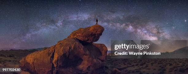 stillness reigns over the alabama hills - alabama hills stock pictures, royalty-free photos & images