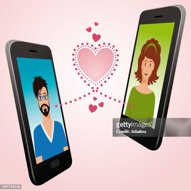 illustrations, cliparts, dessins animés et icônes de amour rencontres numériques app - ���������������������������������������������������������������app���������zg357cc���������������������������������������������������������������