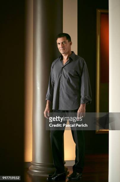 Hotelier and developer Andre Balazs is photographed for the Financial Times on June 5, 2006 at home in New York City.