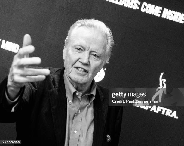 Actor Jon Voight attends "Robin Williams: Come Inside My Mind" New York Premiere at SAG-AFTRA Foundation Robin Williams Center on July 12, 2018 in...