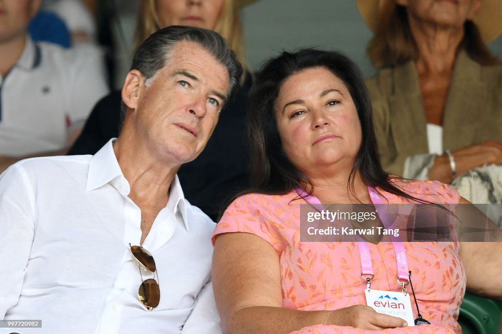 Celebrities Attend Wimbledon