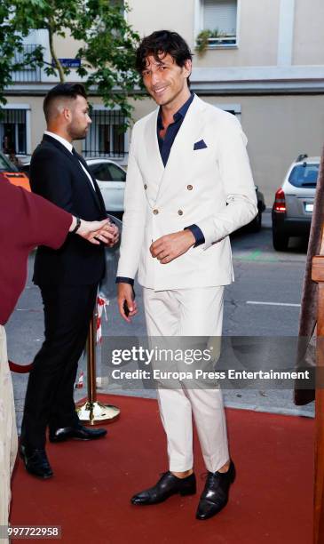 Andres Velencoso attends the Bambu 10th anniversary party at Gran Maestre Theater on July 5, 2018 in Madrid, Spain.