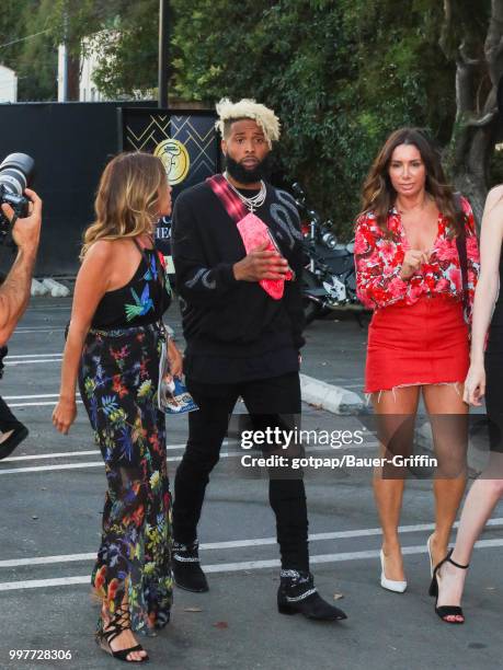 Odell Beckham Jr. Is seen on July 12, 2018 in Los Angeles, California.