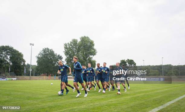 Pascal Köpke, Niklas Stark during the Hertha BSC training camp on july 13, 2018 in Neuruppin, Germany.