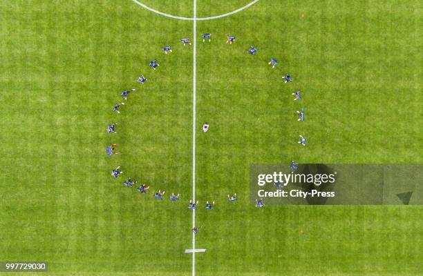 General overview during the Hertha BSC training camp on july 13, 2018 in Neuruppin, Germany.