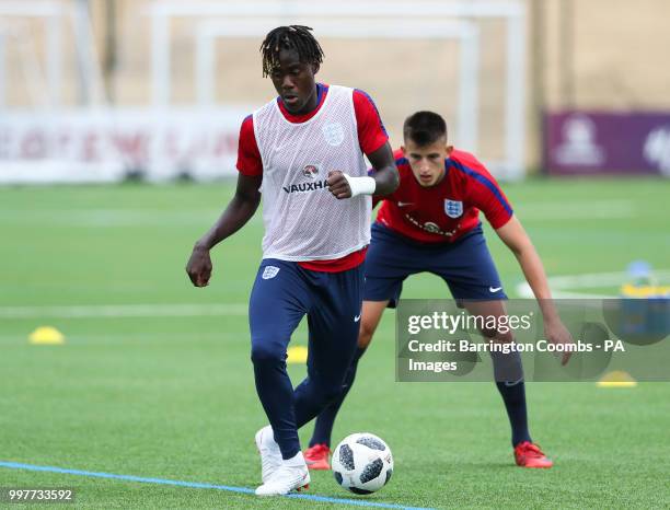 England's Trevoh Chalobah during the England U-19 training session at St George's Park, Burton.