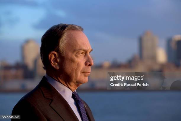 Mayor Michael Bloomberg is photographed for Financial Times on April 15, 2013 in New York City.