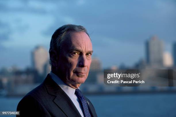 Mayor Michael Bloomberg is photographed for Financial Times on April 15, 2013 in New York City.