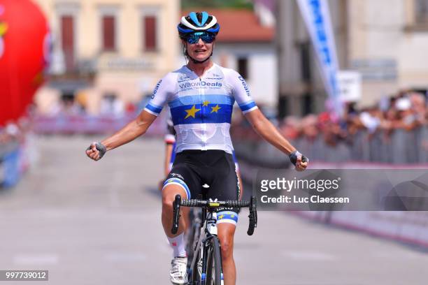Arrival / Marianne Vos of The Netherlands and Team WaowDeals Pro Cycling / Celebration / during the 29th Tour of Italy 2018 - Women, Stage 8 a...