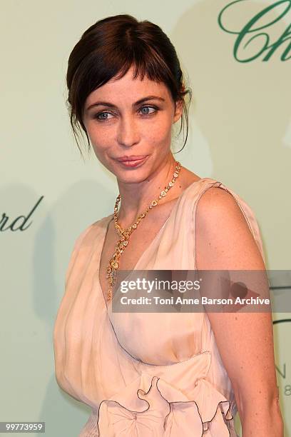 Actress Emmanuelle Beart attends the Chopard 150th Anniversary Party at the VIP Room, Palm Beach during the 63rd Annual International Cannes Film...