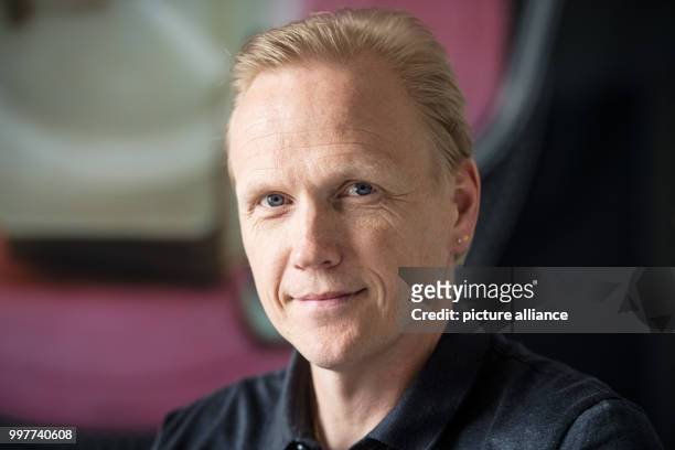 Picture of former professional soccer player and currently businessman Carsten Ramelow taken in his office in Hurth, Germany, 03 May 2017. Photo:...