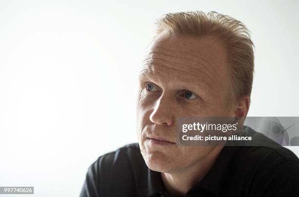 Picture of former professional soccer player and currently businessman Carsten Ramelow taken in his office in Hurth, Germany, 03 May 2017. Photo:...