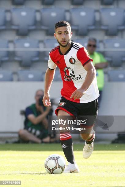 Achraf El Bouchataoui of Feyenoord during the Uhrencup match between BSC Young Boys and Feyenoord at the Tissot Arena on July 11, 2018 in Biel,...