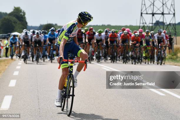 Yoann Offredo of France and Team Wanty Groupe Gobert / Peloton / during the 105th Tour de France 2018, Stage 7 a 231km stage from Fougeres to...