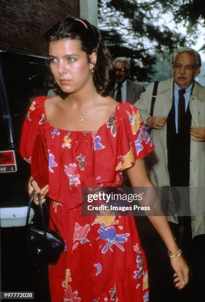 Caroline, Princess of Hanover circa 1982 in New York.