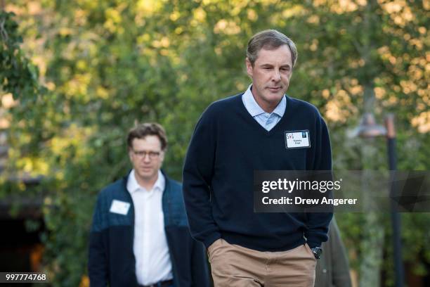 Thomas F. Frist, III, heir of the First family fortune and founder and managing principal of Frist Capital, attends the annual Allen & Company Sun...