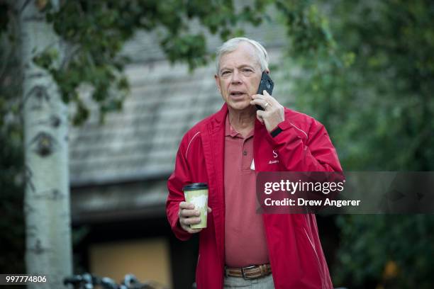 Lowell McAdam, chairman and chief executive officer of Verizon Communications, attends the annual Allen & Company Sun Valley Conference, July 13,...