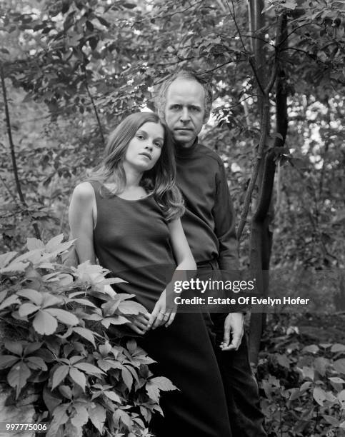 Canadian screenwriter Paul Almond and Canadian actress Geneviève Bujold, USA, 1970.