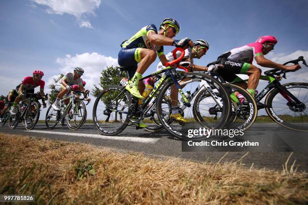 Thomas Degand of Belgium and Team Wanty Groupe Gobert / Peloton / during the 105th Tour de France 2018, Stage 7 a 231km stage from Fougeres to...
