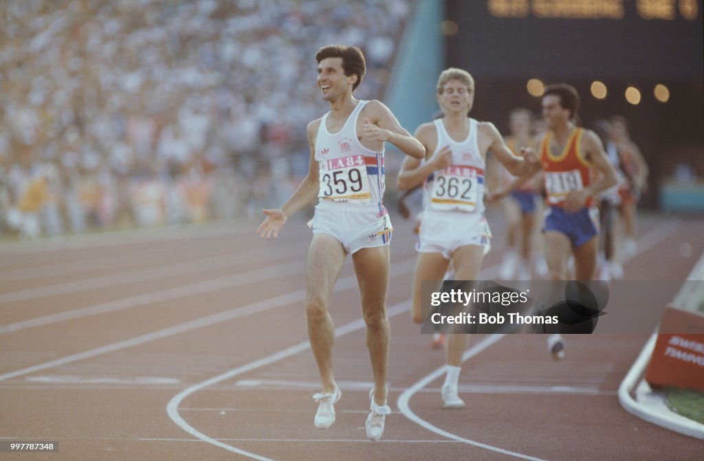 Sebastian Coe Wins Gold At XXIII Summer Olympics