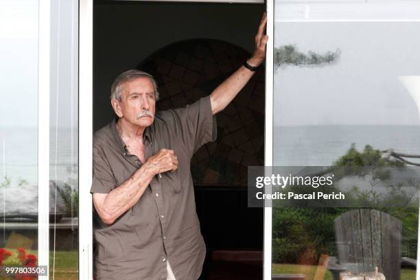 Playwright Edward Albee photographed for the Financial Times on July 18, 2010 in Montauk, New York.