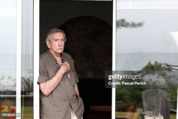 Playwright Edward Albee photographed for the Financial Times on July 18, 2010 in Montauk, New York.