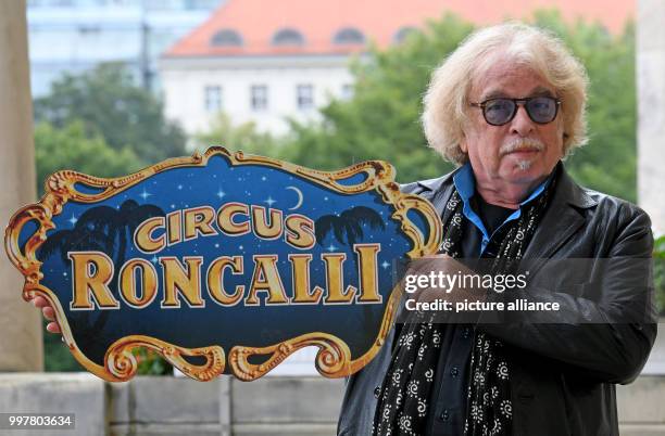 Bernhard Paul, the director of the Roncalli Circus, at a press conference in Hanover, Germany, 3 August 2017. The circus is celebrating its 40th...