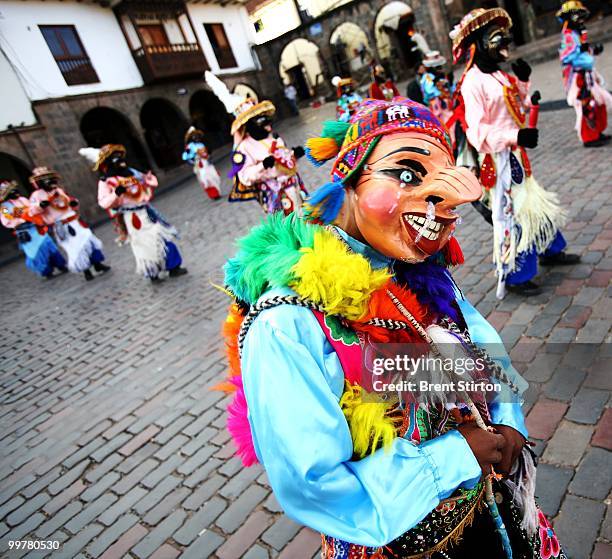 Images of the festivities leading up to the Inti Raymi festival in Cuzco, Peru, June 21, 2007. The Inti Raymi festival is the most spectacular Andean...