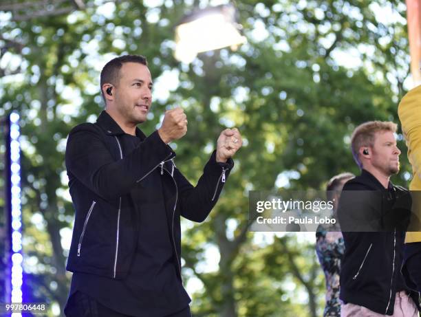 The Backstreet Boys perform live from Central Park on "Good Morning America," as part of the GMA Summer Concert series on Friday, July 13, 2018...