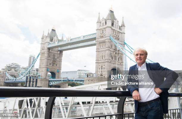 German Athletics Association President Clemens Prokop is posing during a press conference near Towerbridge in London, Great Britain, 03 August 2017....