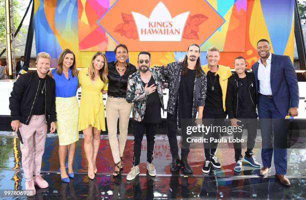 The Backstreet Boys perform live from Central Park on "Good Morning America," as part of the GMA Summer Concert series on Friday, July 13, 2018...