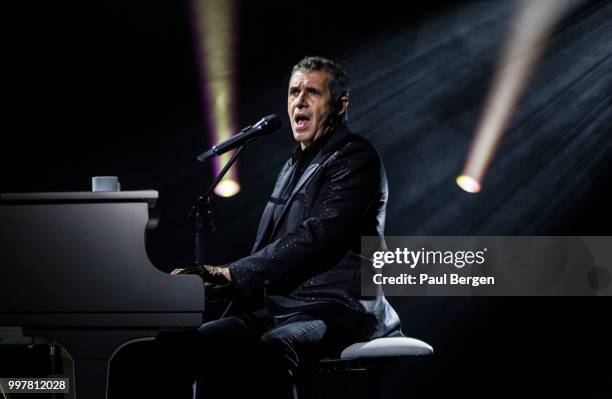 French singer Julien Clerc performs at Koninklijk Theater Carre, Amsterdam, Netherlands, 6 May 2018.