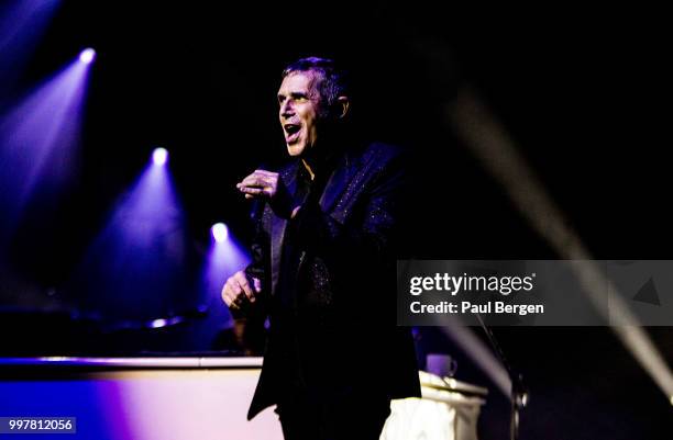 French singer Julien Clerc performs at Koninklijk Theater Carre, Amsterdam, Netherlands, 6 May 2018.