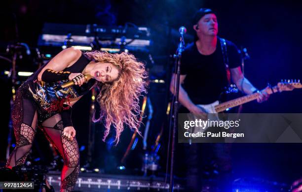 Colombian pop singer Shakira performs at Ziggo Dome as part of her El Dorado World Tour, Amsterdam, Netherlands, 9 June 2018.