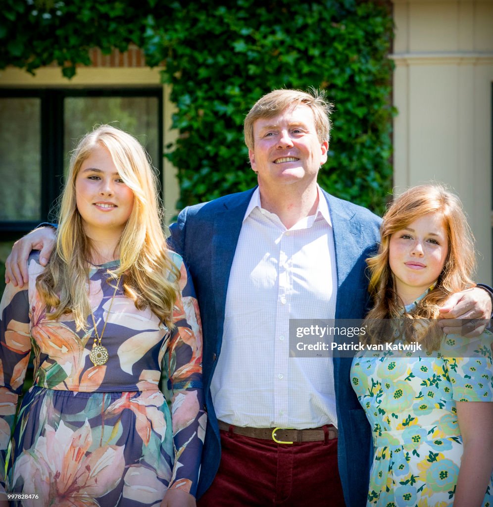 Dutch Royal Family Summer Photo Call In Wassenaar