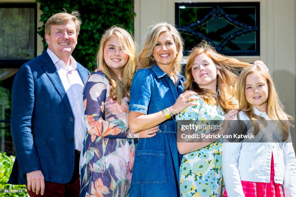 Dutch Royal Family Summer Photo Call In Wassenaar