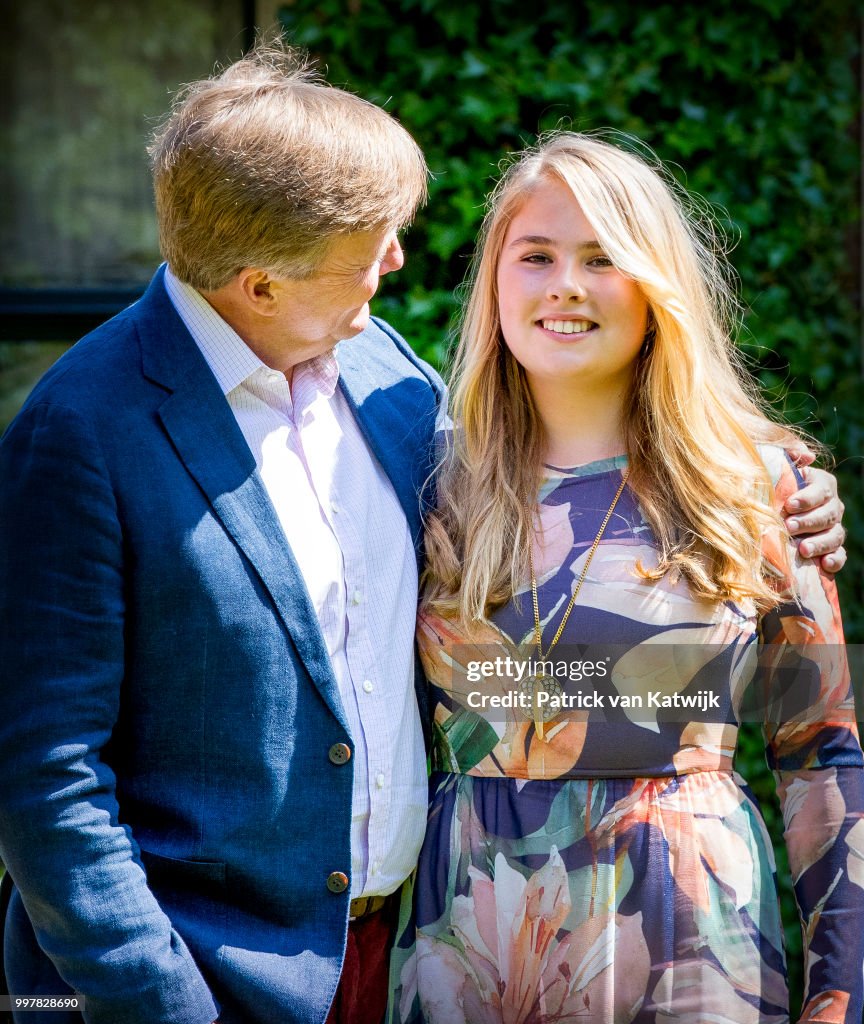 Dutch Royal Family Summer Photo Call In Wassenaar