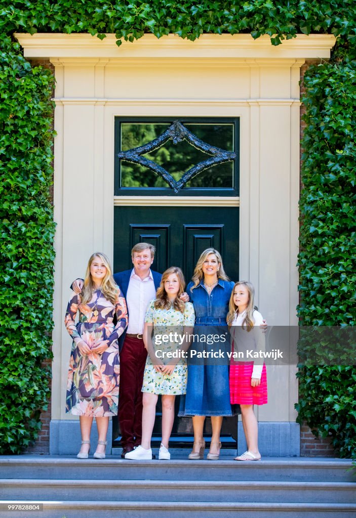 Dutch Royal Family Summer Photo Call In Wassenaar