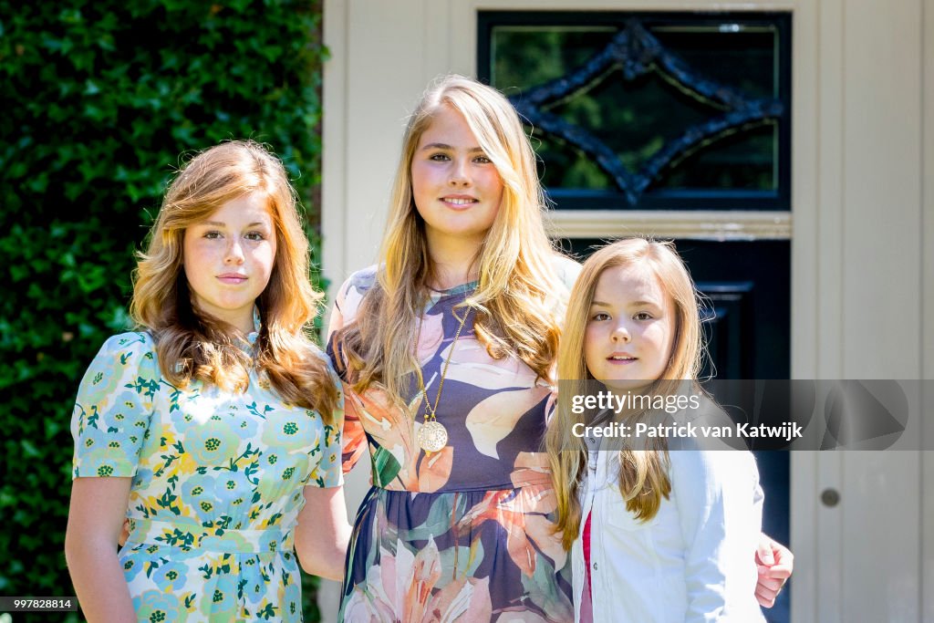 Dutch Royal Family Summer Photo Call In Wassenaar