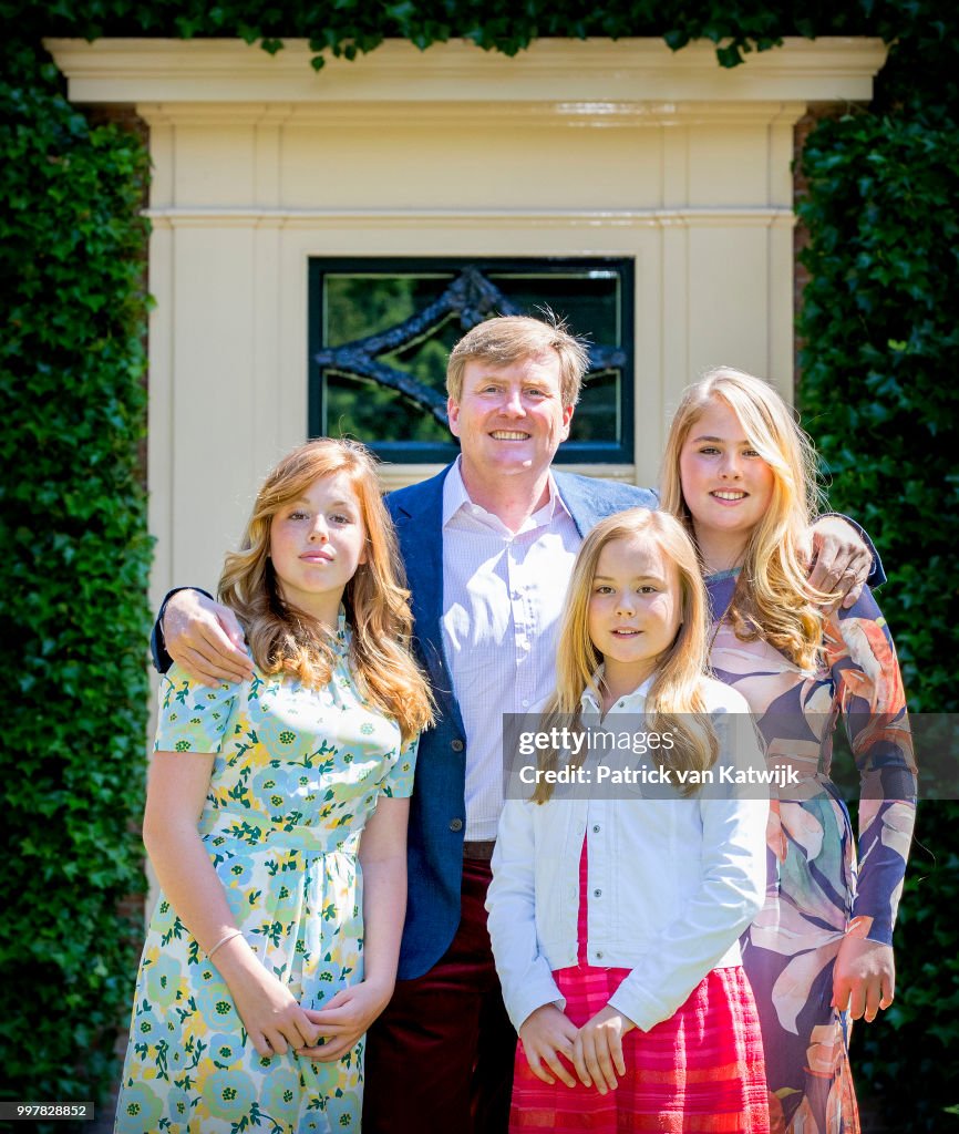 Dutch Royal Family Summer Photo Call In Wassenaar