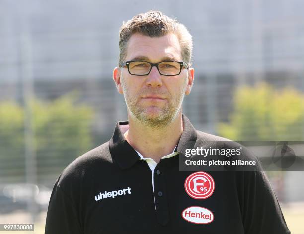 July 2018, Duesseldorf, Germany: Presentation of Fortuna Duesseldorf at the Esprit Arena. Team supervisor Oliver Paashaus. Photo: Roland Weihrauch/dpa