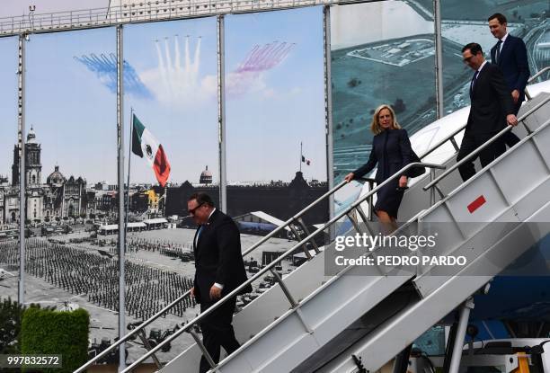 Secretary of State Mike Pompeo, US Homeland Security Secretary Kirstjen Nielsen, US Treasury Secretary Steven Mnuchin and White House advisor Jared...