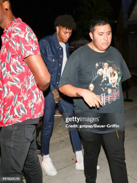 Kelly Oubre Jr. Is seen on July 12, 2018 in Los Angeles, California.