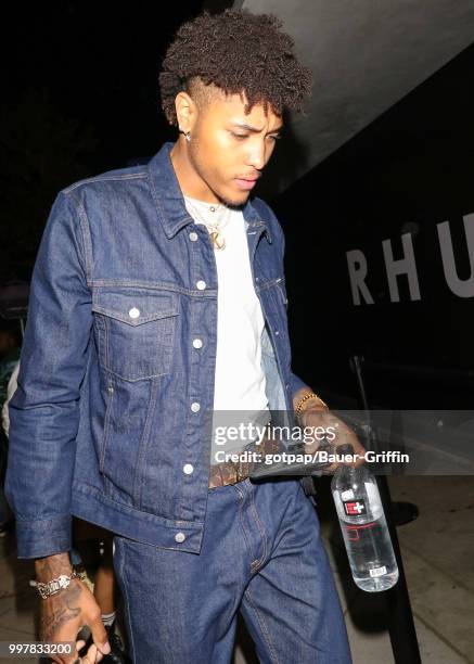 Kelly Oubre Jr. Is seen on July 12, 2018 in Los Angeles, California.